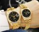 Perfect Replica Rolex Day Date Black Dial All Gold Diamond Case Jubilee Couple Watch (4)_th.jpg